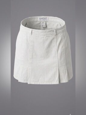 Sonoma White Pleated Skort | Classic Tennis Golf Skirt Shorts | Size 10